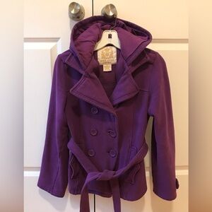 Vintage Wet Seal Purple Hooded Jacket. In good condition.